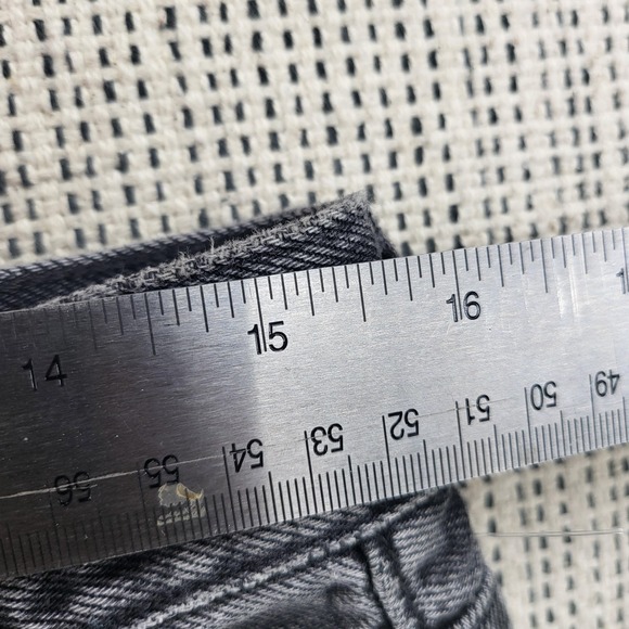 Madewell Low-Slung Baggy Jeans Womens 27 Gray Wide Leg Denim Button Fly - Picture 5 of 8